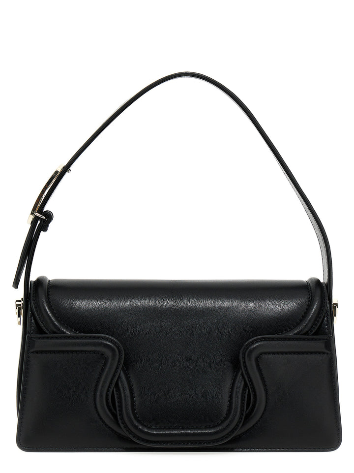 Valentino Garavani Le Grand Deuxième Shoulder Bags - Black | 44f36e0ed92cb04f6d5b1d35ec525a5220b0152a