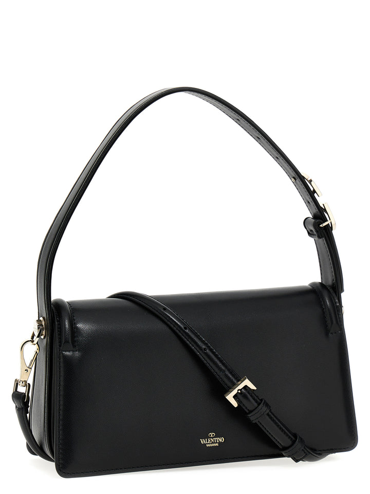 Valentino Garavani Le Grand Deuxième Shoulder Bags - Black | f574b17925d4465723b78e80ca29c8f508c9e5c0