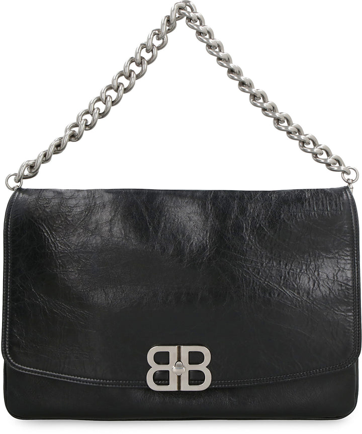 Bb Soft Flap Shoulder Bags Black