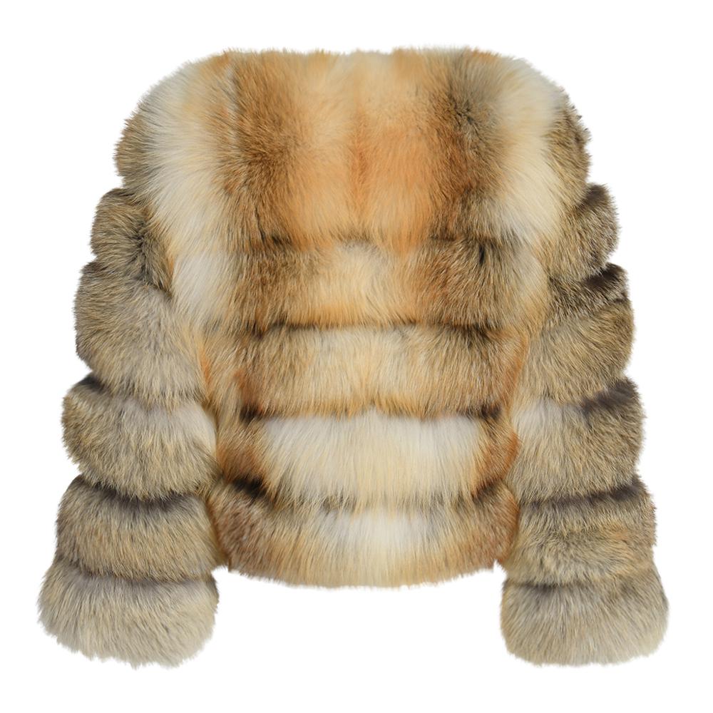 Rouge Natural Gold Fox Fur Jacket