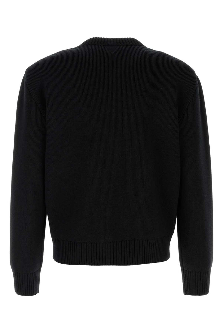 Wool Sweater Knitwear Black