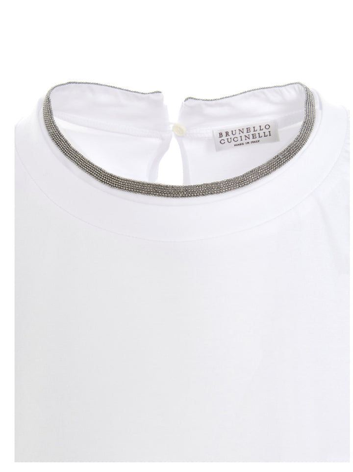 Brunello Cucinelli Monile Jersey T-shirt - White | 01bce0d2bb9156d4ee1b4b85dfe2f7b5e3d52ace
