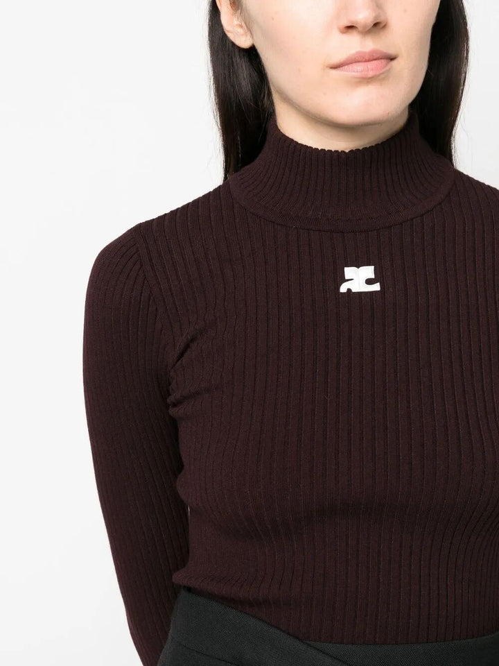 Courreges Turtle neck - Red | 312d762d41e797585168b3a09a5a84288979b174