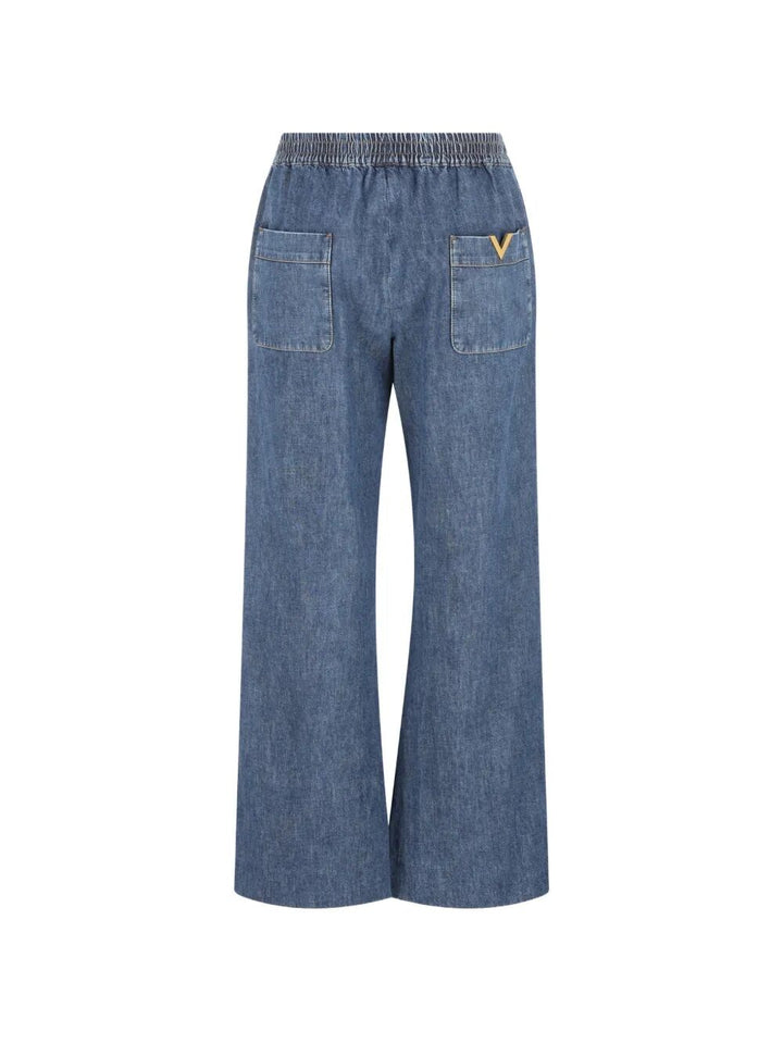 Valentino Garavani Wide leg - Blue | d1b7faa236e902e1a35942f995920923c2ad9957