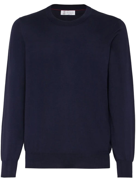 Lightweight Cotton Crewneck Sweater
