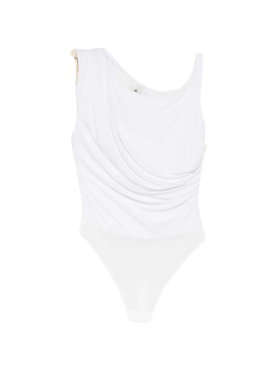 Jersey Bodysuit With Jewel Shoulder