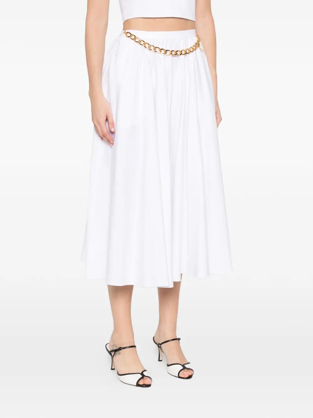 Elisabetta Franchi GONNA - White | bb73e28bc9124dff20db166856f5c1846baa26c5