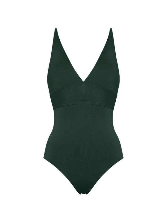 Larcin One-Piece Triangle Swimsuit