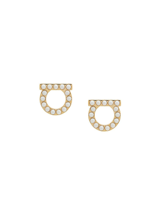 Gancini Pearls Earrings