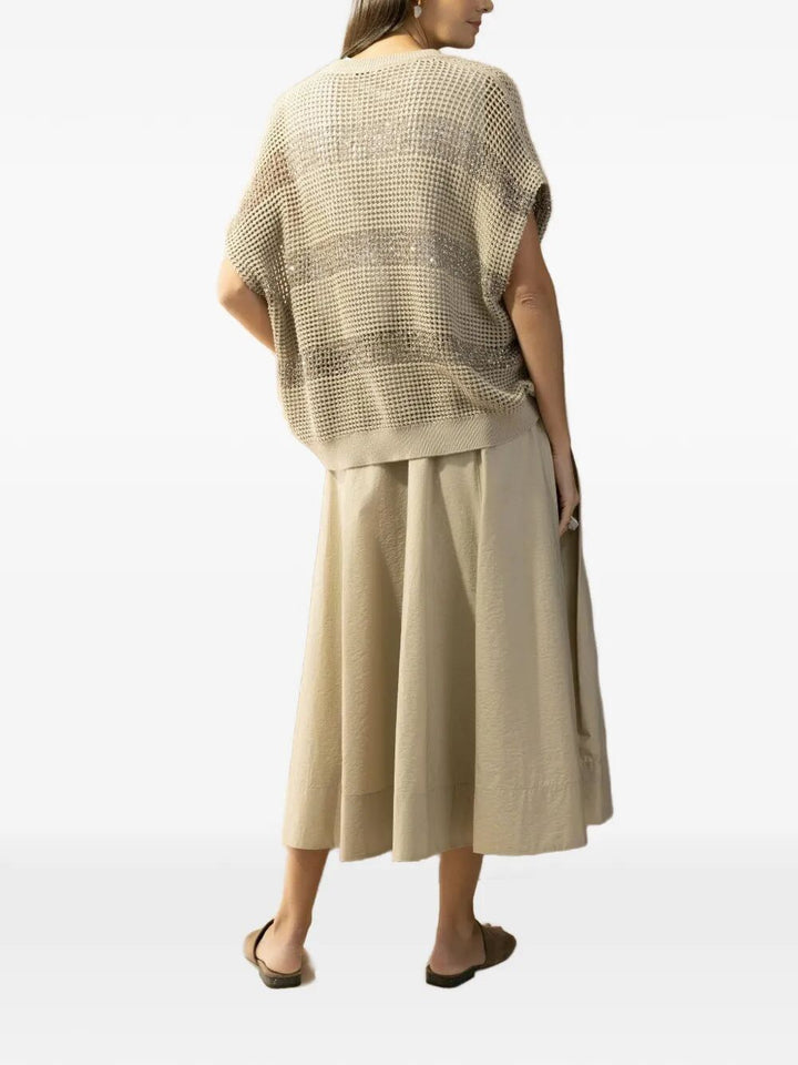 Brunello Cucinelli Top - Nude & Neutrals | 628e5ac4c45e66e44eef70aac908d2860a4085dc