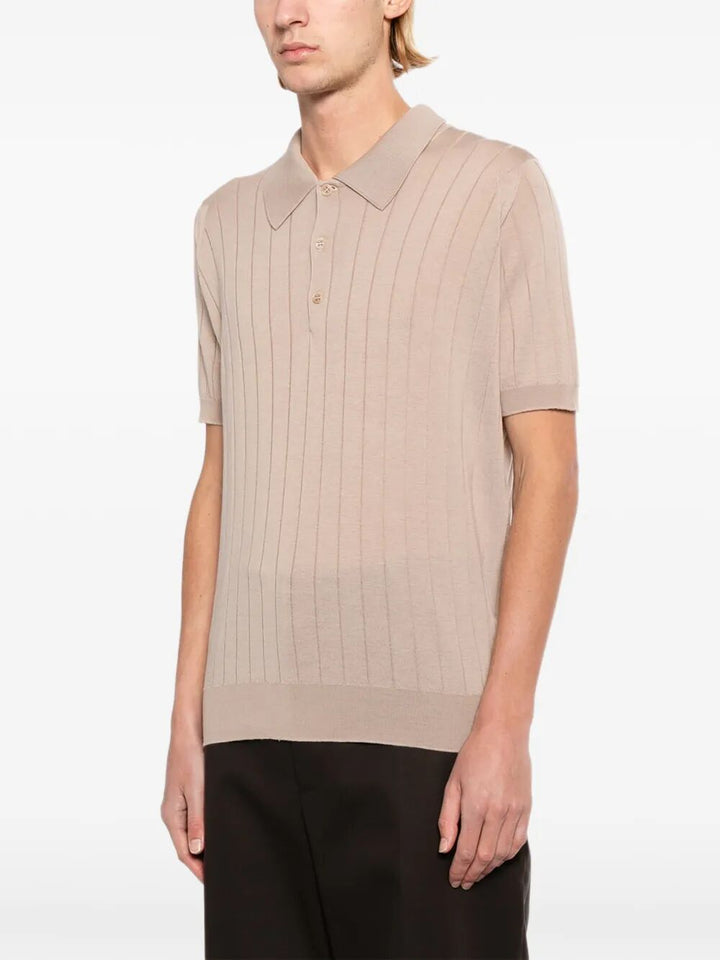 John Smedley POLO - Nude & Neutrals | a19f429d5272d42344ddf2d54055e9c82e6f2b35