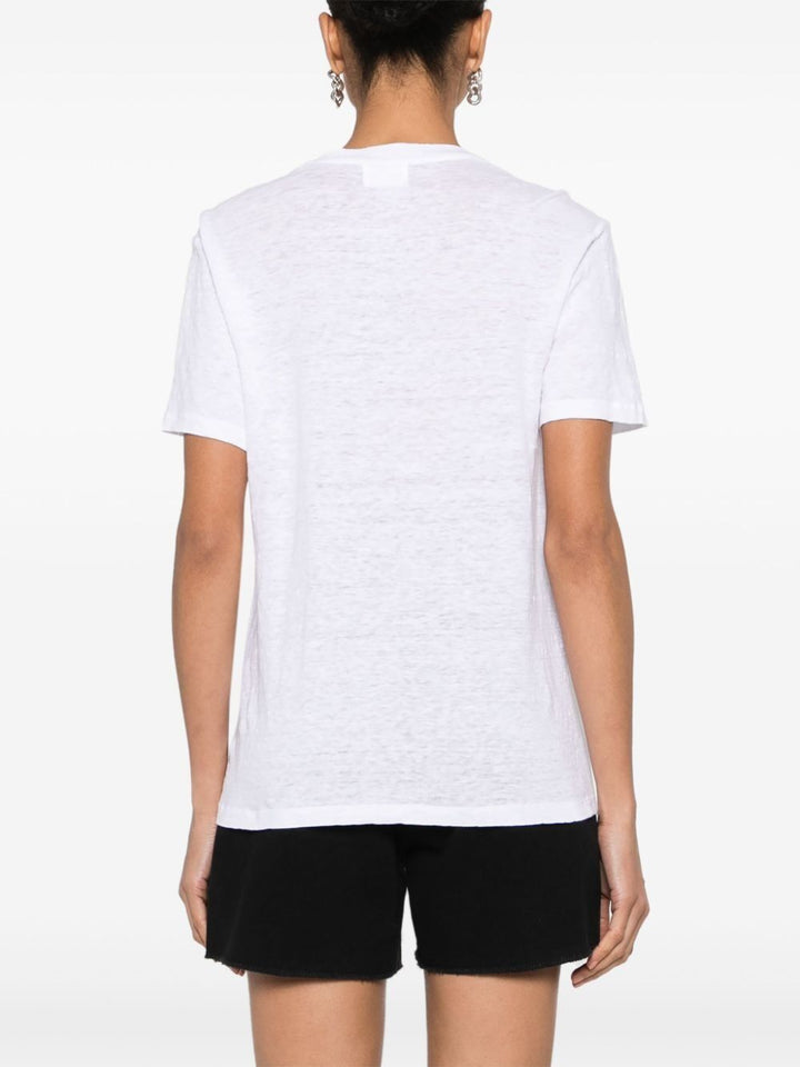 Marant ÉToile T-shirts - White | 66ea63e42fcf035a34df303cbb5fcd94adf974b1