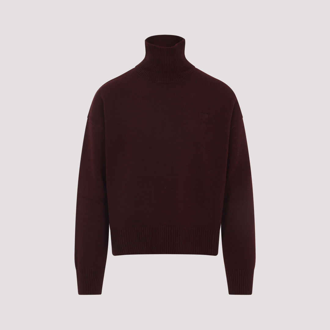 Ami Sweater - Red | 01b917f9350d4bafae010fa7bfa36fab468321d3