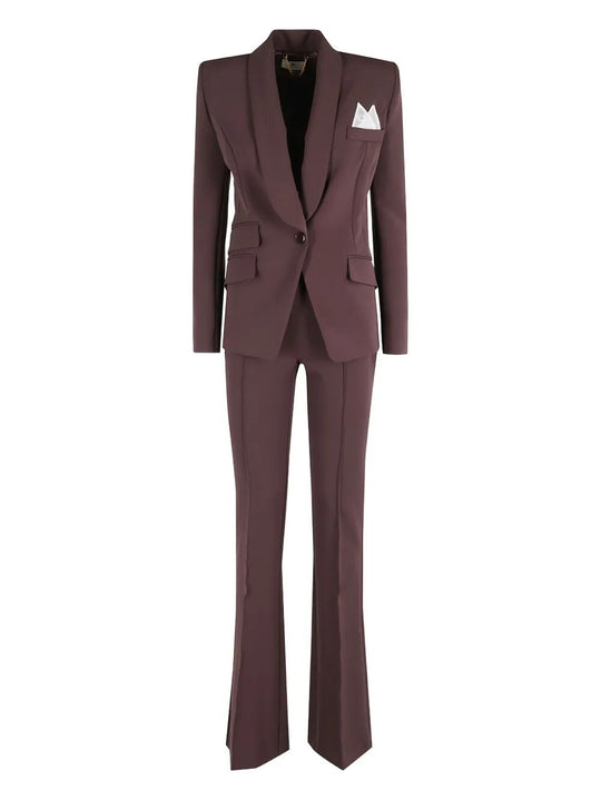 Single-Breasted Suit In CrÊPe Fabric