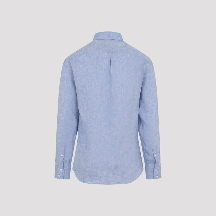 Brunello Cucinelli Shirts - Blue | 4703a12ce1e5366f959afa1c860444f13cca4a27
