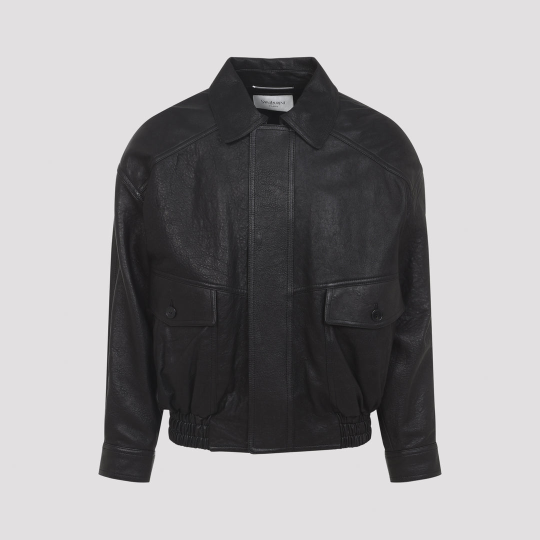 Saint Laurent Leather - Black | 1c3a0d6493465ea3dad743371b81e9f29614d735