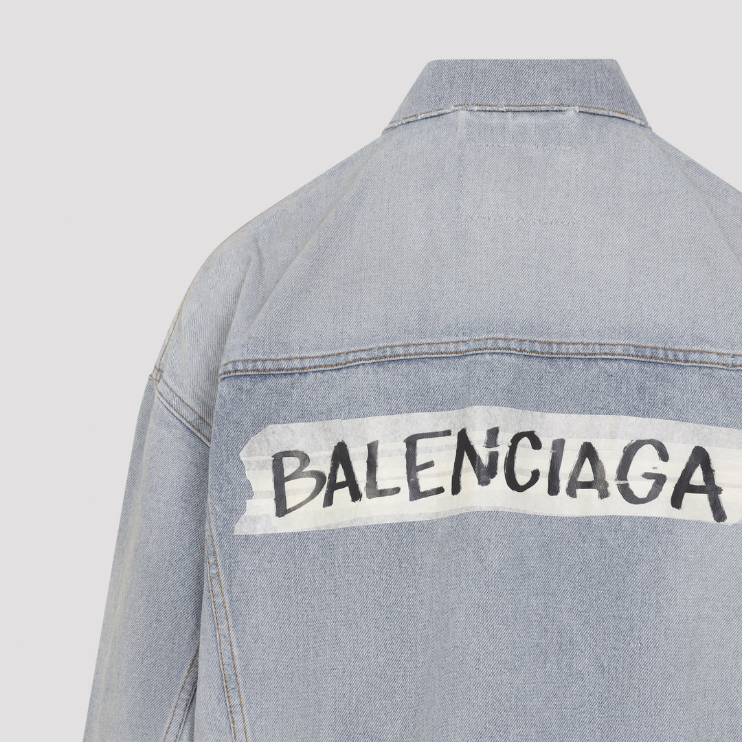 Balenciaga Jackets - Blue | 81f3658d69a48b0a38f45d1fdee063a5fe555478