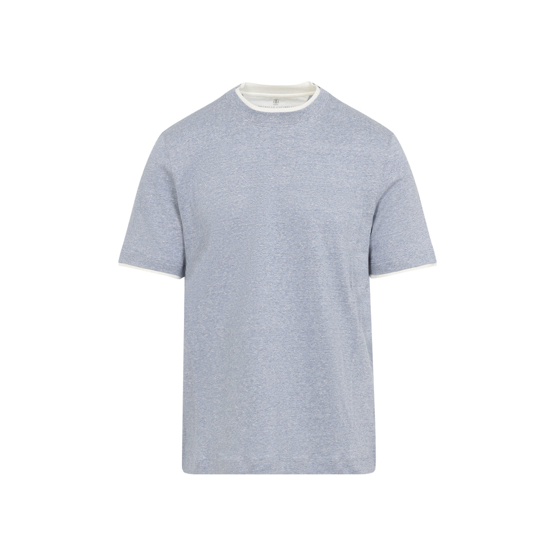 Brunello Cucinelli T-shirts - Blue | 39ca1eef3025355f869b21324dd7925f33b8e120