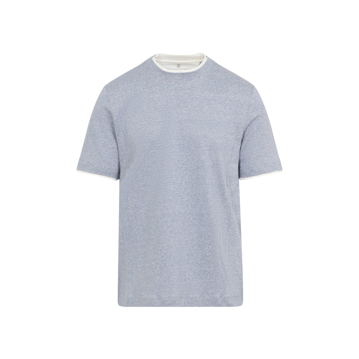 Brunello Cucinelli T-shirts - Blue | 39ca1eef3025355f869b21324dd7925f33b8e120
