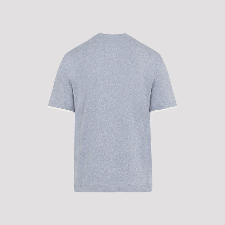 Brunello Cucinelli T-shirts - Blue | 8297d117b7280a406d450056ceea3a160fe4daf4