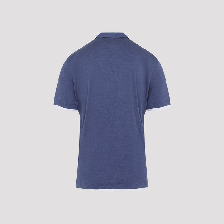 Brunello Cucinelli Polo - Blue | 81a6abca600550f9b383aaf81f4d2d8958400786