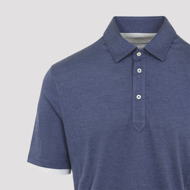 Brunello Cucinelli Polo - Blue | c9d488fead7f9fbc3f18fa4d0aeacf3d0e42ab89