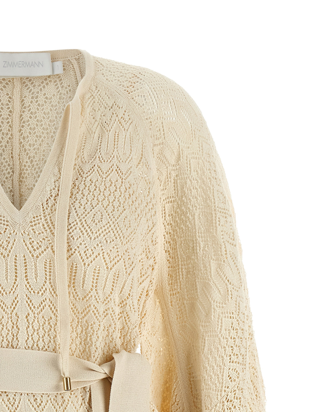 Zimmermann Coco Pointelle Lace Dresses - Beige | 4f5f6a6fffc51510c5d2369455404a7b1b7b1525