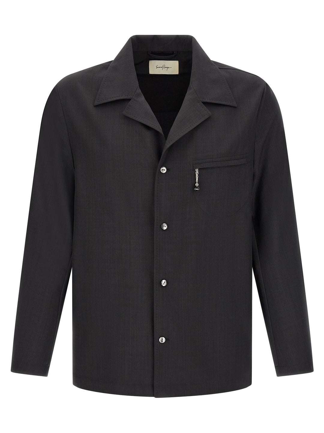 Second/Layer Fairmont Safari Shirt and Blouse - Gray | f6cb5445f72d282eddf368981222f1469ce7d6e9
