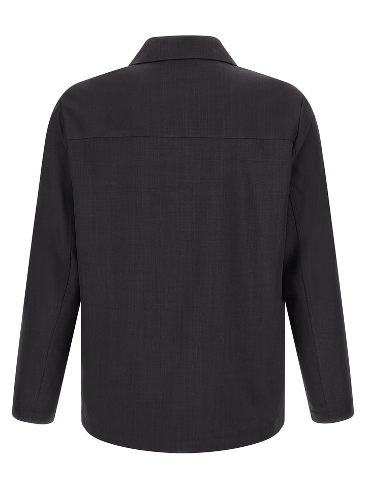 Second/Layer Fairmont Safari Shirt and Blouse - Gray | 4355288618985f62aa8230fbfef86861adbf0f65