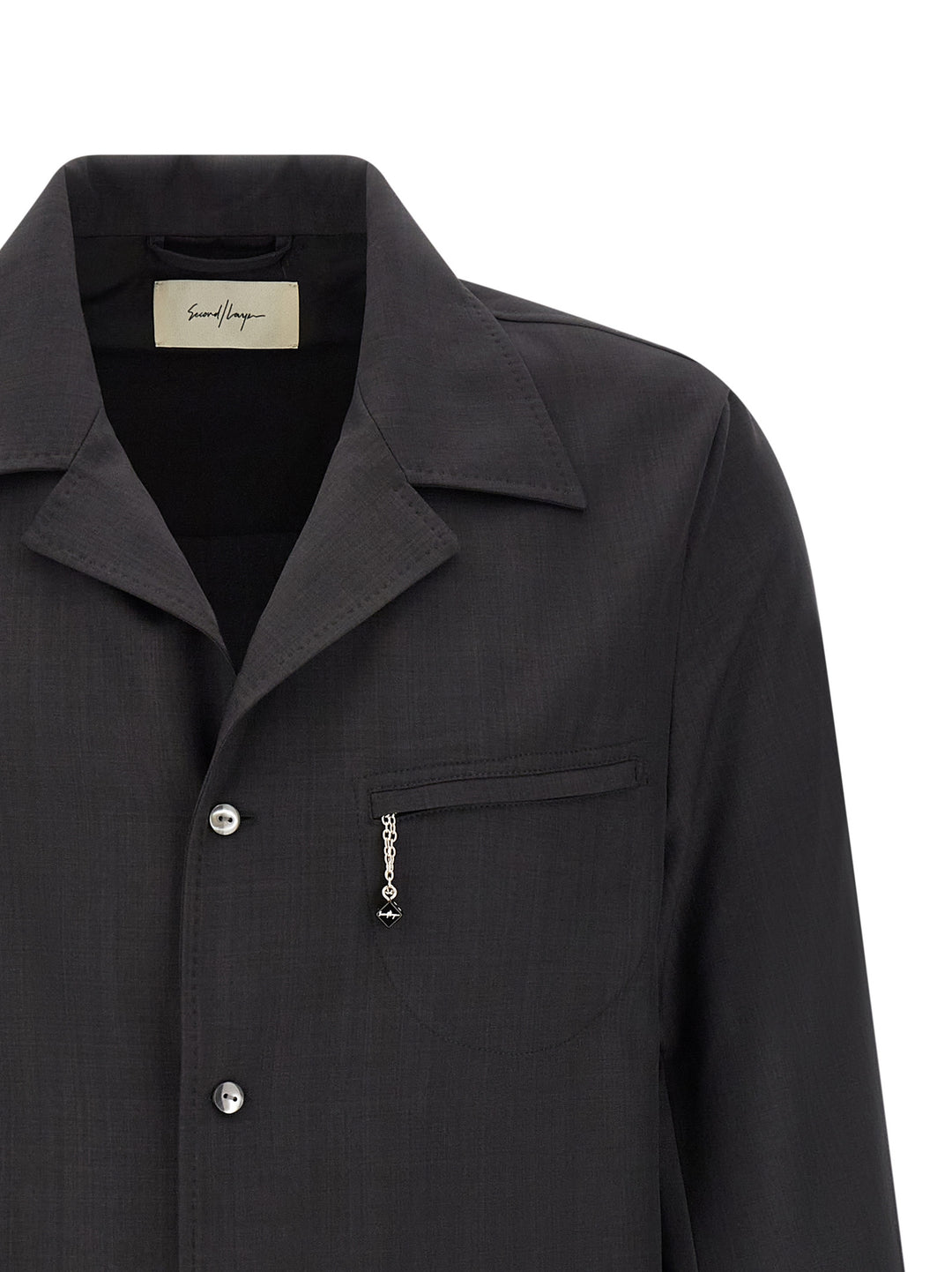Second/Layer Fairmont Safari Shirt and Blouse - Gray | 5d9dc5d303fc2808a921c913b004d57e6aae52e2