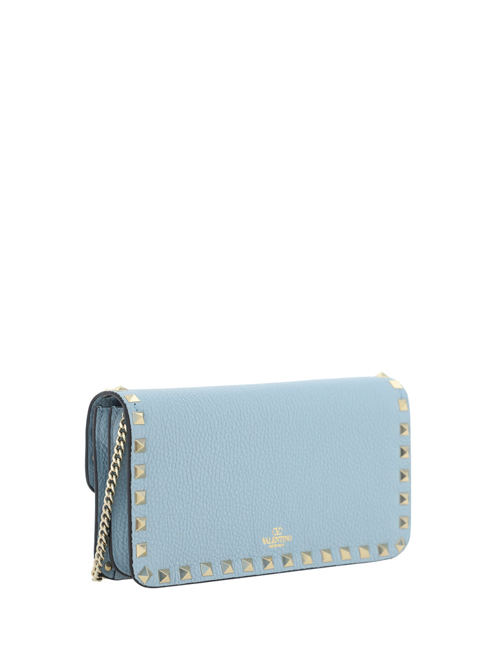 WALLET W/STRAP | ROCKSTUD | VITELLO STAM