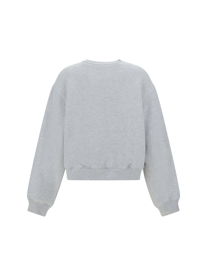 ESSENTIAL TERRY CREW SWEATSHIRT W/ PUFF