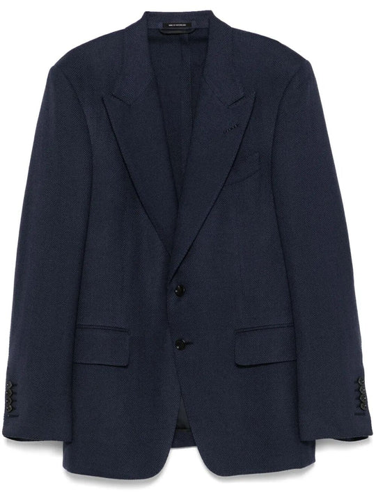 Basket Weave Shelton Wool Jacket