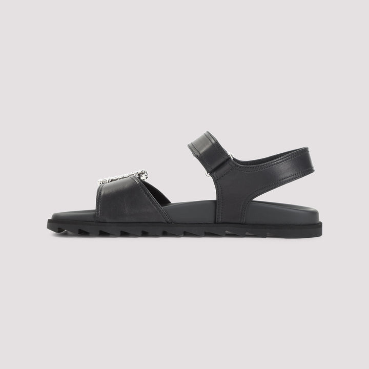 Roger Vivier Sandals - Black | 764bb487c26ea0cd514d3a7cbfb6a89981f03f6d