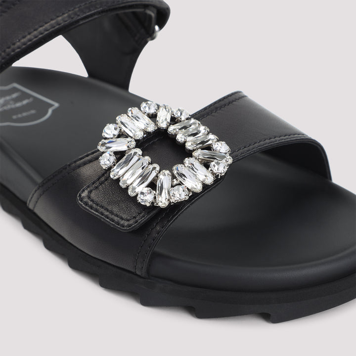 Roger Vivier Sandals - Black | b459b71c14506f909f41f2e79beba6312607e3f8