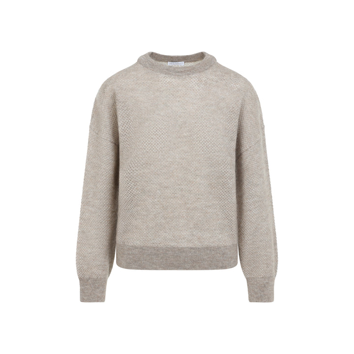 Brunello Cucinelli Pullover - Nude & Neutrals | 9056de4787d0efc034e3ad314bab84a941eec46c