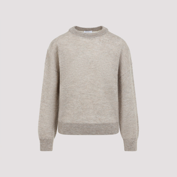 Brunello Cucinelli Pullover - Nude & Neutrals | abbf6009e14823da40146b42bb570364a35ab8b9