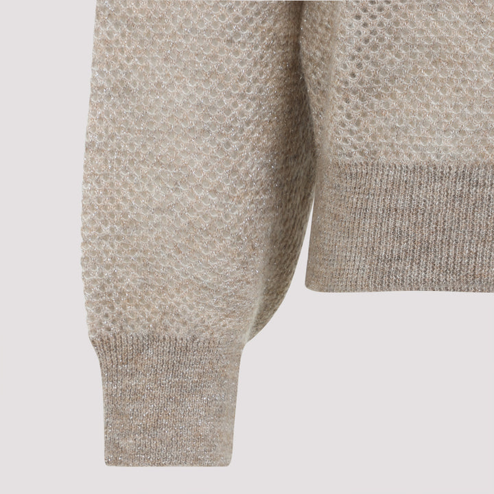 Brunello Cucinelli Pullover - Nude & Neutrals | d051db7fe8077cb350241827aeb9977ec34ac91a