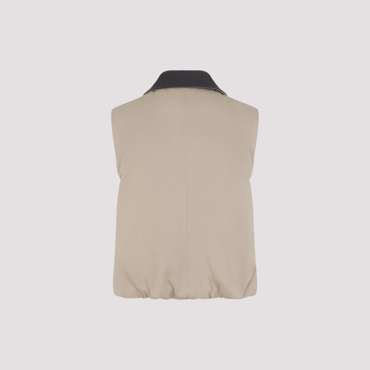 Brunello Cucinelli Gilet - Nude & Neutrals | 7beb0147a01f8836f266fbc83a13c697ca789814
