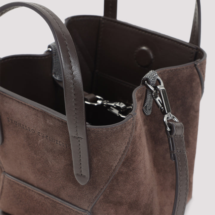 Brunello Cucinelli Shoulder Bags - Brown | 64086cf23c6e04e1a88c1fc727fc80e676a4f9b4