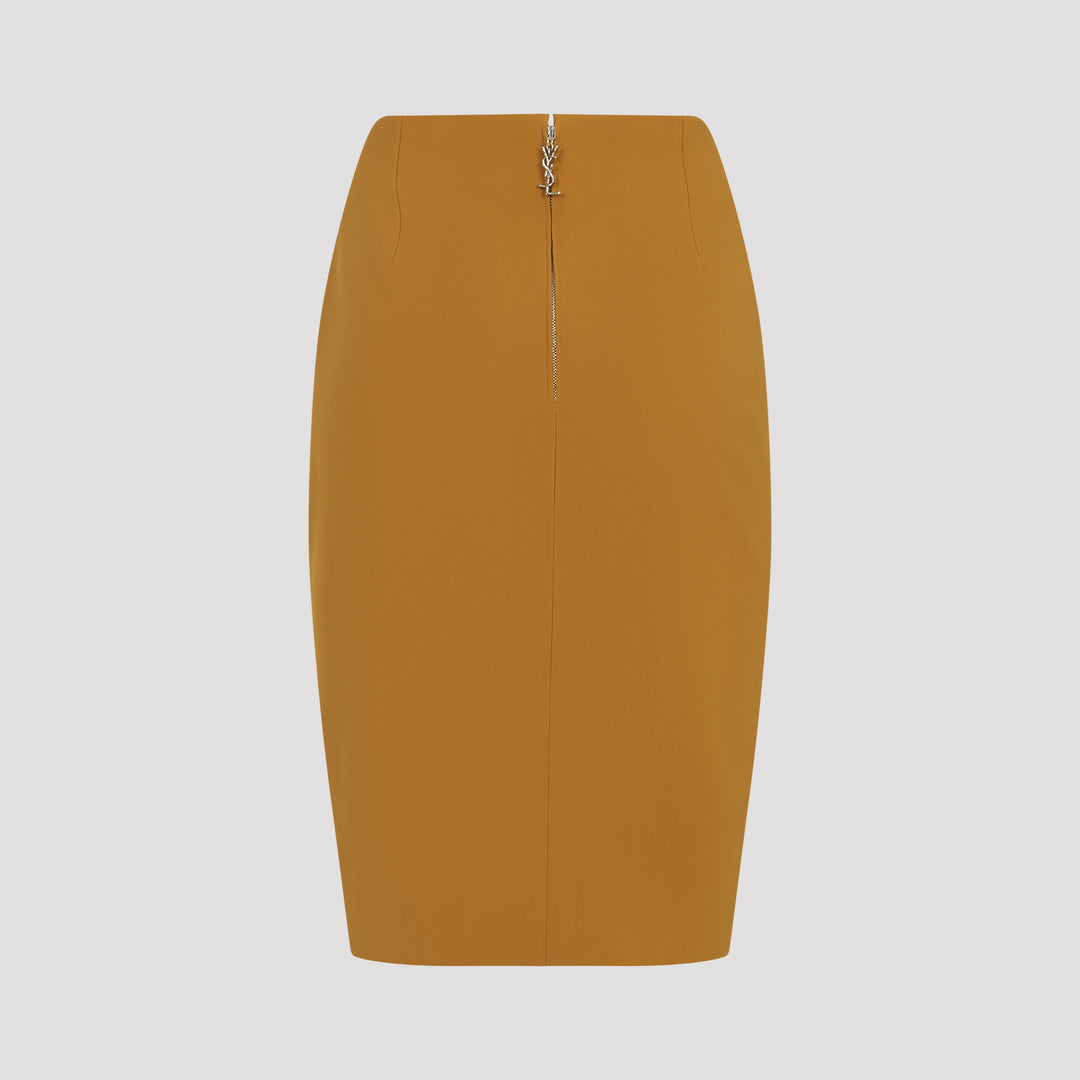 Saint Laurent Midi skirts - Yellow & Orange | 23bba3df72454881aaef075ef5b342fe35cfb252