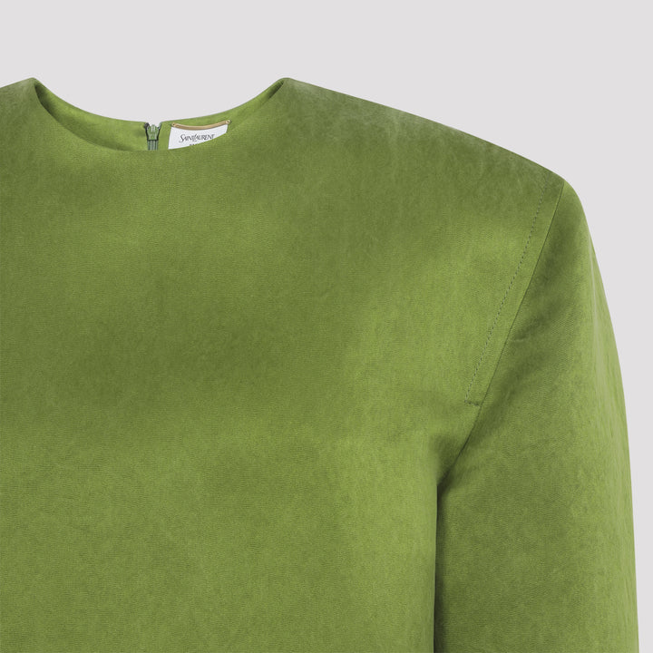 Saint Laurent Mini dresses - Green | 8fa12c94595055c5f05b6b9e74e0ee47b29e25fc