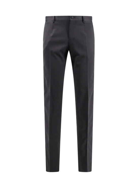 Virgin Wool And Silk Tuxedo Trouser