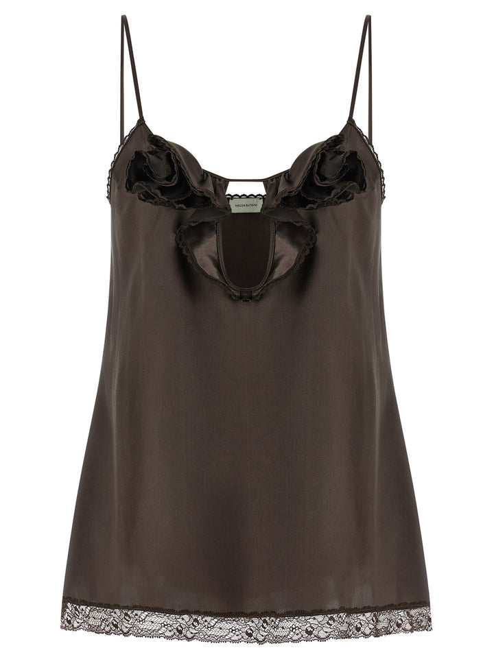 Magda Butrym 01 Tops - Brown | 7511e69a0cd559b94a20611fa2dfa353e3ae2c1d
