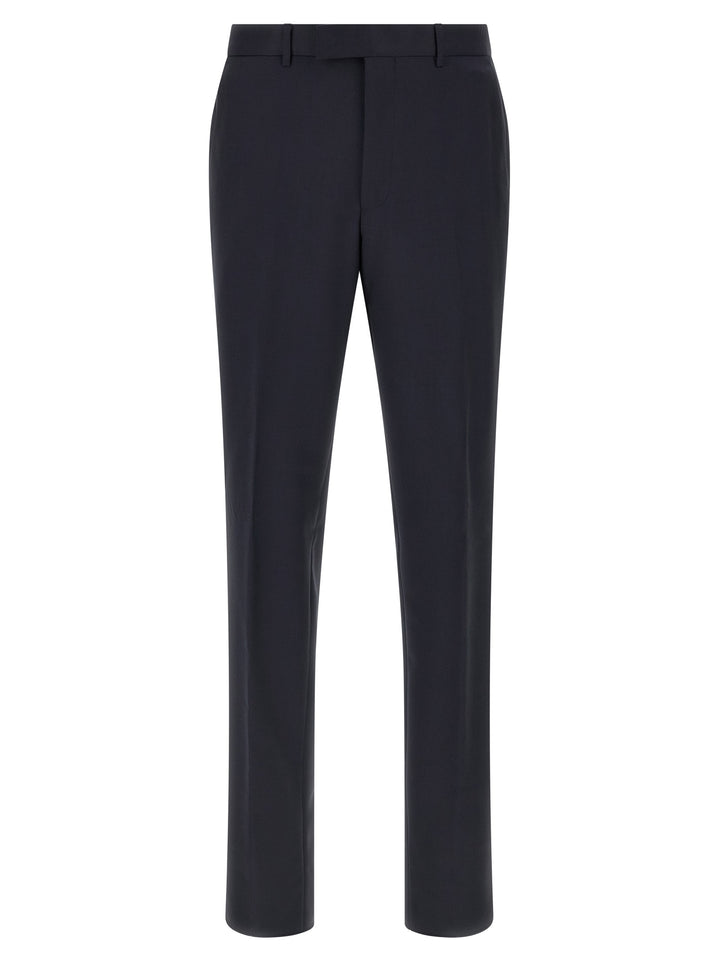 Zegna Mohair Wool Dress Suits - Blue | f543a75cda58b46161223ed8d85498c30d28e1b0