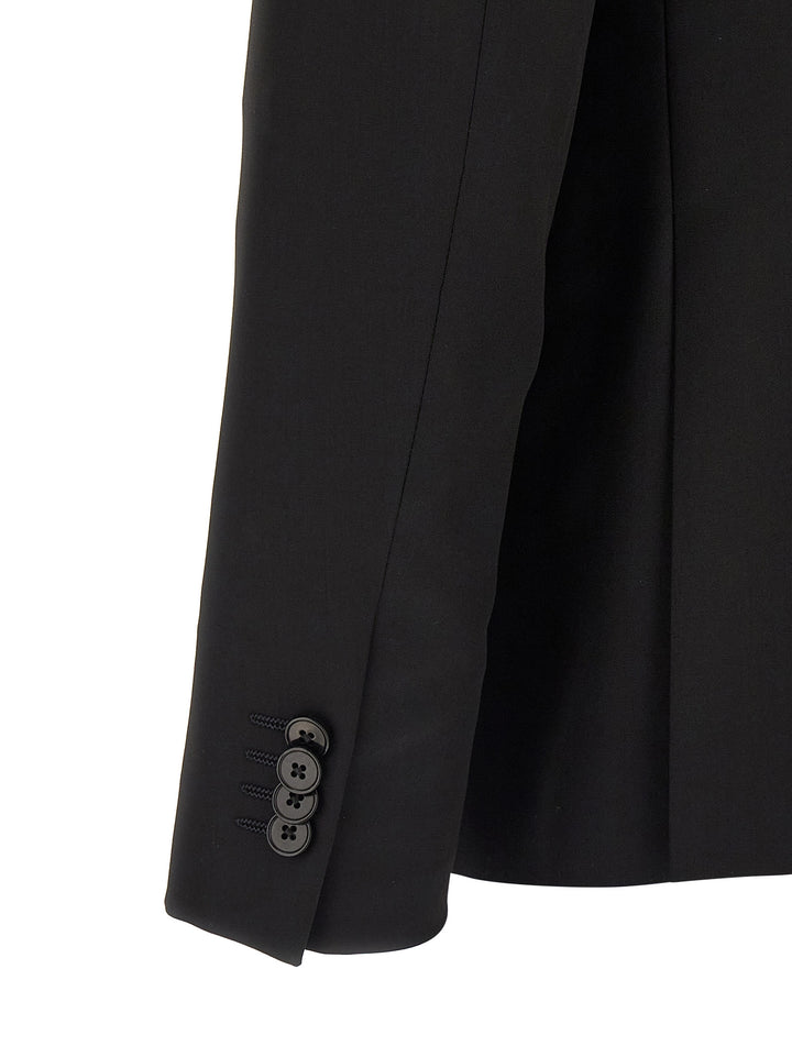 Zegna Mohair Wool Dress Suits - Black | 3f03d4a231a3f4dadacd2c038b12810178f4517e