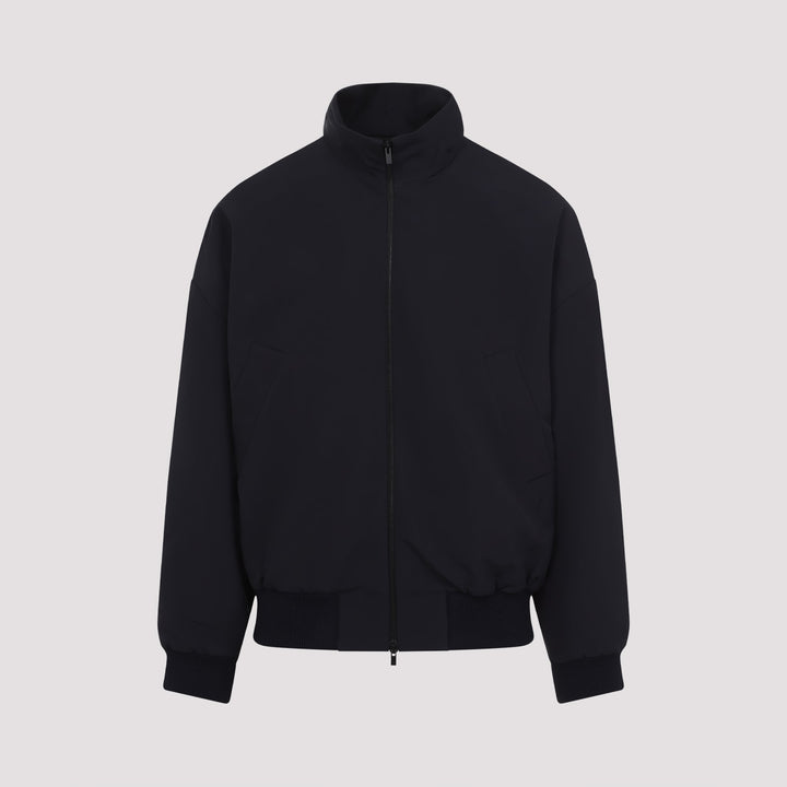 High Neck Track Jacket Jackets Blue