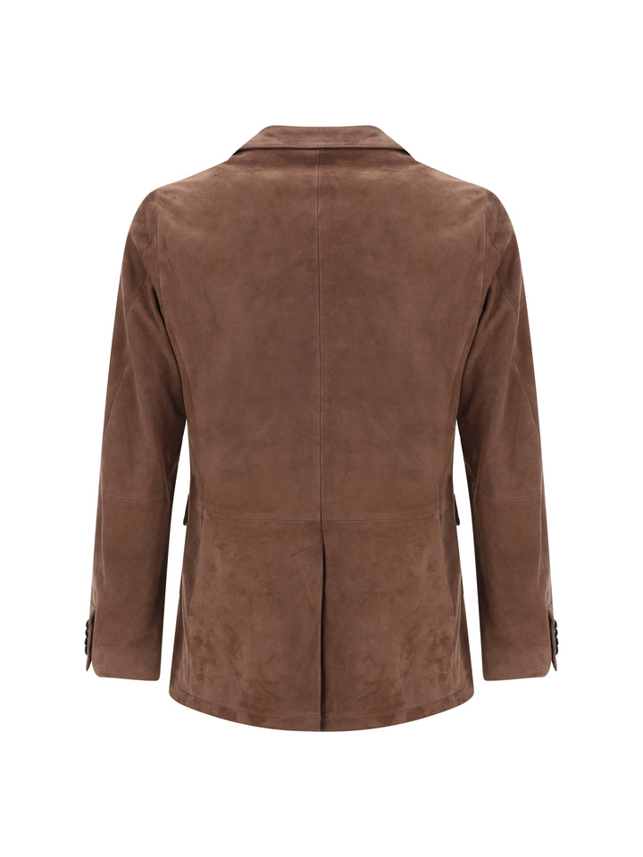 MENS SLIM FIT SUEDE JACKET