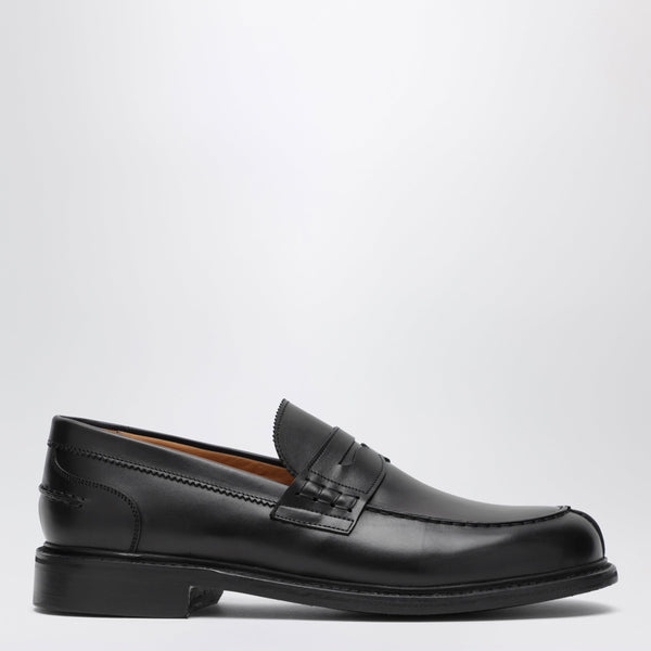 Black Leather Loafers
