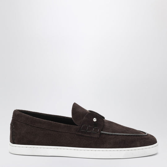 Chambeliboat Loafers In Coffee-Coloured Suede